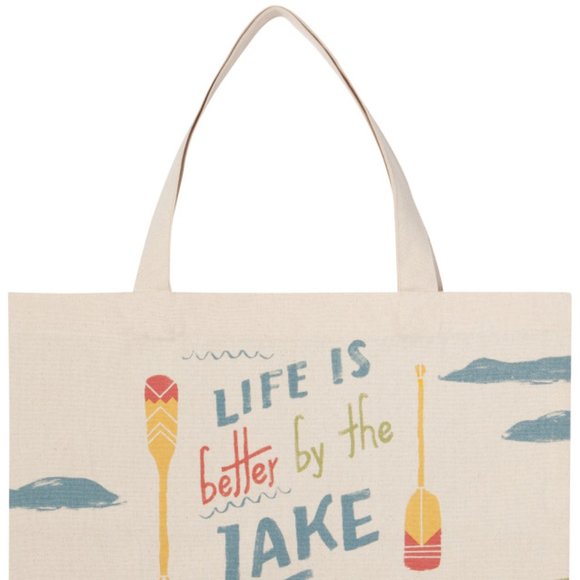 Lake Life Tote Bag NWT - Picture 2 of 3